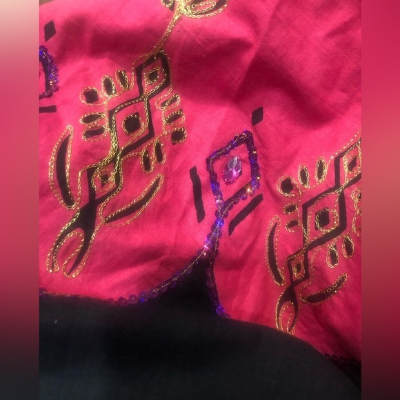 INDIAN TROPICAL FASHION NWT 100% Cotton Boho Skirt - Picture 4 of 7